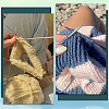 30Pcs Eco-Friendly ABS Plastic Knitting Crochet Locking Stitch Markers Holder IFIN-SC0001-96F-6