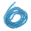 Transparent Glass Beads Strands X-GLAA-R135-2mm-19-4
