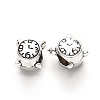 Tibetan Style Alloy European Beads TIBE-N006-128AS-LF-1