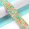 Handmade Polymer Clay Beads Strands CLAY-R089-3mm-013-2