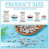 300Pcs 3 Styles Rondelle Brass Rhinestone Spacer Beads RB-TA0001-33P-4