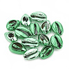 Electroplated Sea Shell Beads SSHEL-S258-06-2