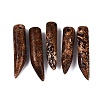 Natural Tree Bark Agate Big Pendants G-Q606-21-1