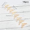 Natural Solid Wood Carved Onlay Applique Craft WOOD-FH0001-21-2