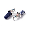 Natural Sodalite Big Pointed Pendants G-I342-01P-05-3