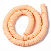 Handmade Polymer Clay Beads Strands CLAY-R089-8mm-148-3