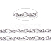 Tarnish Resistant 304 Stainless Steel Figaro Chains CHS-L001-138-0.8mm-4