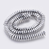 Electroplated Non-magnetic Synthetic Hematite Bead Strand X-G-E495-08B-2