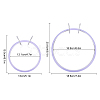 Ring Embroidery Plastic Hoops TOOL-GF0001-60-2