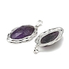 Natural & Synthetic Mixed Stone Faceted Pendants G-D102-02P-3