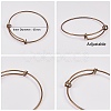Adjustable Brass Bangles Making DIY-SC0007-03-3