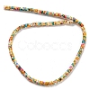 Baking Paint Synthetic Turquoise Beads Strands G-H060-02A-06-3