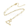 304 Stainless Steel Pendant Necklaces NJEW-H029-02G-B-2