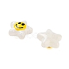 Glass Enamel Beads GLAA-G107-03-04-3