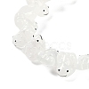 Transparent Glass Enamel Beads Strands GLAA-B021-05A-3