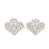 Brass Pave Cubic Zirconia Multi-strand Links ZIRC-F145-09S-01-1