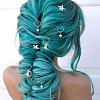 24Pcs 2 Styles Alloy Dreadlocks Beads PALLOY-AB00079-6