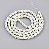 Baking Paint Pearlized Glass Pearl Bead Strands HY-T002-01A-02-1