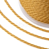 Round Waxed Polyester Cord YC-G006-01-1.0mm-24-3