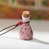 Porcelain Perfume Bottle Necklaces PW-WG52988-01-1