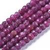 Natural Ruby Beads Strands G-E560-Q07-1