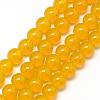Baking Paint Glass Beads Strands DGLA-Q023-6mm-DB29-1