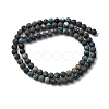 Natural HuBei Turquoise Beads Strands G-RM2025-A41-4mm-3