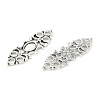 Tibetan Style Alloy Connector Cabochon Settings FIND-B050-13AS-2