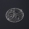 Non-Tarnish 201 Stainless Steel Filigree Charms STAS-T049-T696-1-2