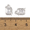 Brass Micro Pave Clear Cubic Zirconia Pendants LS-KK-L212-02P-3