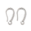 Long-Lasting Plated Brass Ear Wire KK-K381-07P-1