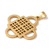 304 Stainless Steel Pendants STAS-U010-22G-2