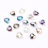 Electorplated Glass Beads EGLA-E004-M-1