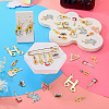 32Pcs 8 Styles Alloy Pendants FIND-TA0010-88-8