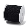 20M Polyester Braided Cord for Jewelry Making OCOR-G015-04A-04-3