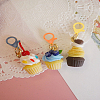 80Pcs 10 Colors Plastic Lobster Claw Clasps KY-LP0001-06-3