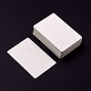 Rectangle Paper One Pair Earring Display Cards with Hanging Hole CDIS-YW0001-04-3