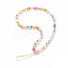 Word LOVE Acrylic Mobile Straps HJEW-JM00643-2