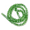 Transparent Electroplate Glass Beads Strands LS-EGLA-A039-T4mm-A03-2