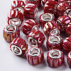 Opaque Resin European Beads RPDL-Q023-A-A02-1