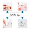 Brass Wine Glass Charm Rings KK-PH0035-83-4