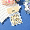 SHEGRACE Brass Beads XGRPCN724-231G-6
