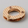 Zinc Alloy Screw-in Grommet Eyelet Findings LS-FIND-WH0156-42B-KCG-2