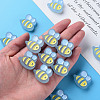 Transparent Acrylic Beads X-MACR-S374-06B-09-5