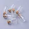 Mini Cute Small Glass Jar Glass Bottles X-AJEW-H004-5-2