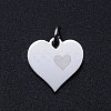 Non-Tarnish Valentine's Day 201 Stainless Steel Charms STAS-T049-T678-1-1