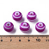 Opaque Striped Acrylic Beads LS-MACR-S373-27A-02-5