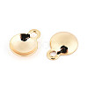 Brass Pendant Cabochon Settings KK-T077-16G-01-2