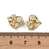 Brass Pave Cubic Zirconia Multi-strand Links ZIRC-F145-01G-01-3