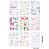 9 Sheets 9 Style Festival & Animal & Word Pattern PVC Plastic Stamps DIY-GL0002-68-2